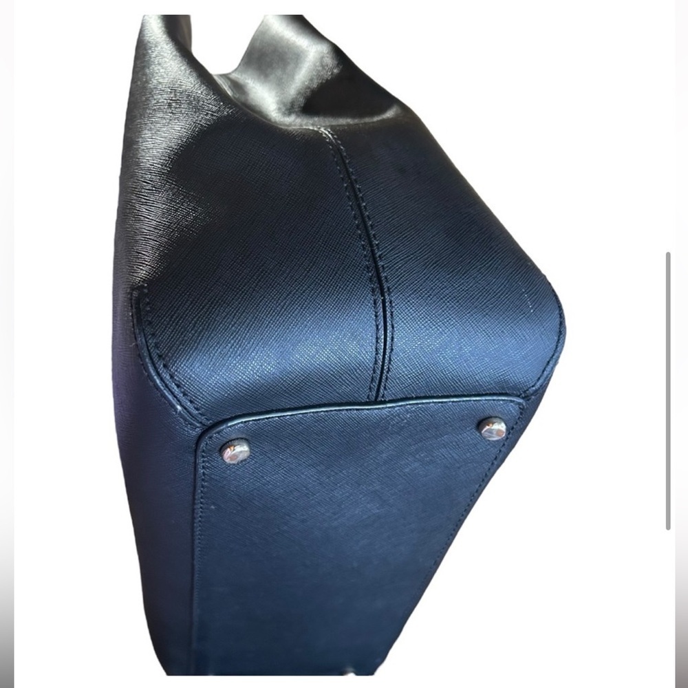 Kate Spade ♠️ Cove Street Airel Black Saffiano Leather Large Tote Bag - Picture 3 of 11